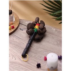 Сувенирный музыкальный инструмент «Маракас», 30×15×5 см, махагон, орехи кемири