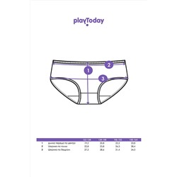 Трусы, 2 шт. PLAYTODAY, 1023313