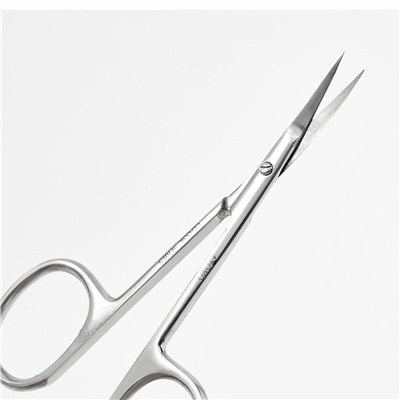 YOKO Ножницы для кутикулы / SN 017, изогнутые, ручная заточка, 102 мм 18129