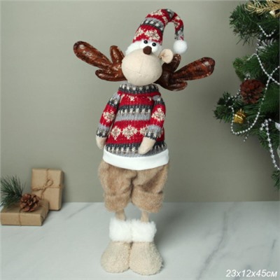 Новогоднее украшение Олень 45 см / AW-107 /уп 48/