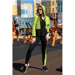 Комплект 8133 (толстовка_топ) (Желтый)