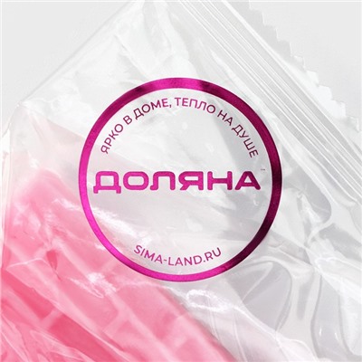 Молд Доляна «Кирпичная стена», силикон, 10×10 см, розовый