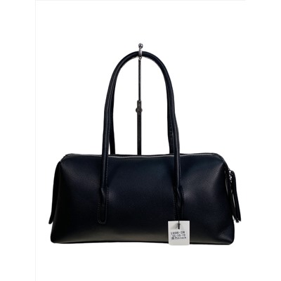 Женская сумка из искусственной кожи, цвет черный