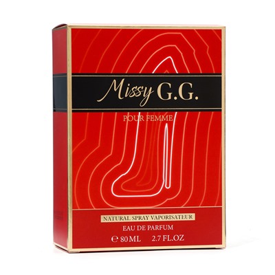 Туалетная вода женская Missy G.G Red, 80 мл