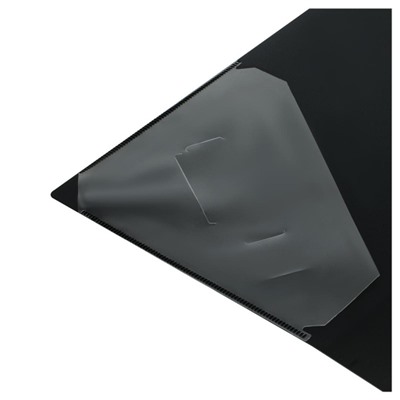 Папка пластиковая 2 кольца 40мм ММ-30599 "Стандарт" черная 700мкм Стамм