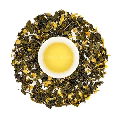 Чай зеленый - Лимон и Имбирь №2 (зеленый чай) - 100 гр