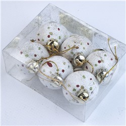Набор ёлочных игрушек зол. 6 шт