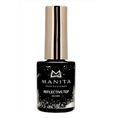 Manita Professional Топ для гель-лака светоотражающий без липкого слоя / Reflective, 10 мл KRISTALLER, 1112824