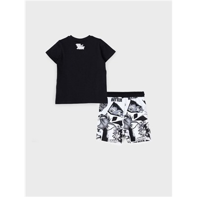 Комплект трикотажный для мальчиков: фуфайка (футболка), шорты