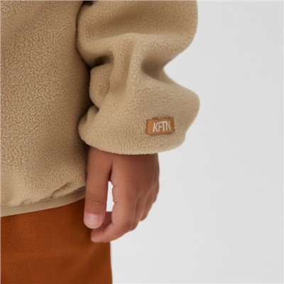 Детская кофта на молнии KAFTAN, бежевая, размер 34 (122-128 см)