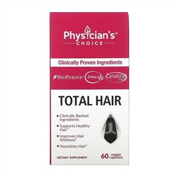 Physician's Choice, Total Hair, 60 Vegetarian Capsules
