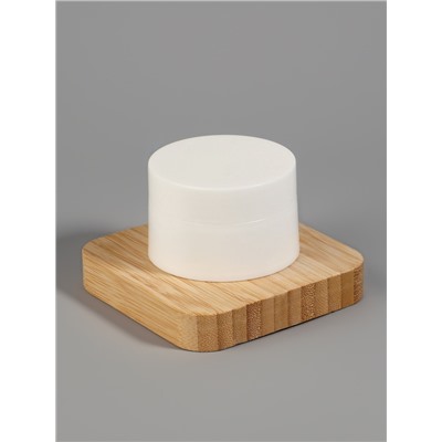 Баночка для хранения, 60 мл, d=6.5 см, цвет белый