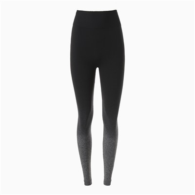 Легинсы спортивные женские MINAKU: SPORTLY, чёрные, размер 46-48