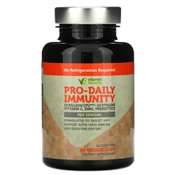 Vitamin Bounty, Pro-Daily Immunity, 10 Billion CFU, 60 Veggie Caps