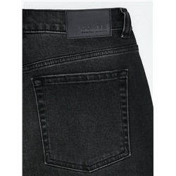 Актуальная коллекция CONTE CON-801 Чёрные джинсы wide leg с кокеткой