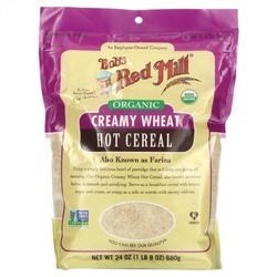 Bob's Red Mill, Organic Creamy Wheat Hot Cereal, 24 oz ( 680 g)