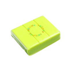 Полимерная глина Calligrata 50 г, флоуресцентная лимонная