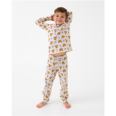 Пижама детская новогодняя KAFTAN Happy Holidays, размер 28 (86-92 см)