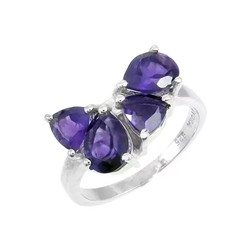 Кольцо из серебра аметист, Тори