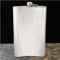 Фляжка XXL «Русский размах», 1920 мл, серебристая