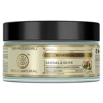 Khadi Natural Питательный крем "Сандал и Олива" 50 г
