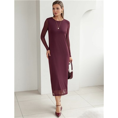 Платье из сетки с подкладкой