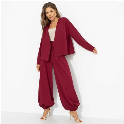Брючный костюм для триумфа, Стиль говорит (2 в 1, рубин)
