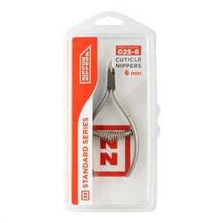 Nippon Nippers Кусачки маникюрные для кутикулы / Standard NN_NS-02S-6, спиральная пружина, ручная заточка, 6 мм 23822