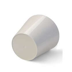 Кашпо для цветов с дренажной вставкой Rosemary, 4 л, d=20 см, пластиковое, белое