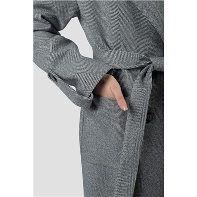 01-12231 Пальто женское демисезонное (пояс)