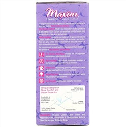 Maxim Hygiene Products, Organic Cotton Ultra Thin Classic Panty Liners, Lite, 35 Count