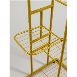 Подставка для цветов Greengo, 5 полок, 44×22×95 см, напольная, металл, цвет золотой