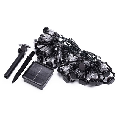 Электрогирлянда 3м, 20 ламп Фонарики, цветная