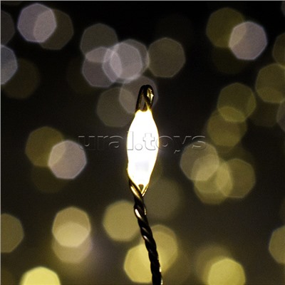 Электрогирлянда 3м, 200 ламп, теплый