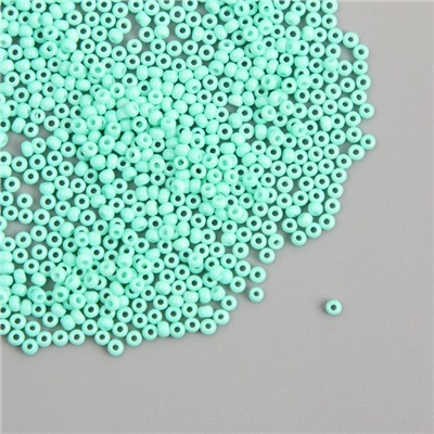 Бисер стекло 12/0 «Зелёная вода», ровный №668, 450 г