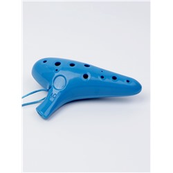 Окарина Music Life 12 отверстий, синяя, 14.8×9.2×4.6 см