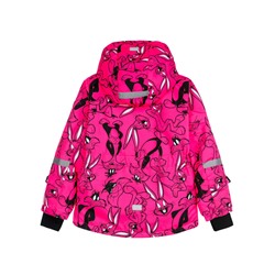 Комплект текстильный с полиуретановым покрытием для девочек: куртка, полукомбинезон