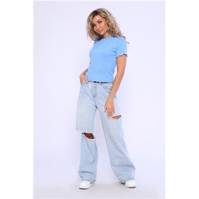 Футболка-топ 78555 (Голубой)