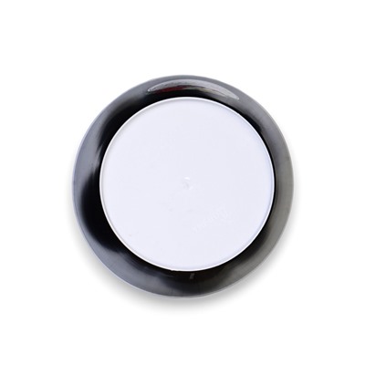 Кашпо для цветов «Цветы», 800 мл, d=12 см, h=11 см, пластиковое, чёрное