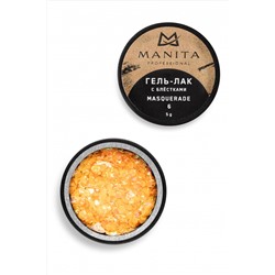 Manita Professional Гель-лак для ногтей с блёстками / Masquerade №06, 5 г KRISTALLER, 1229999