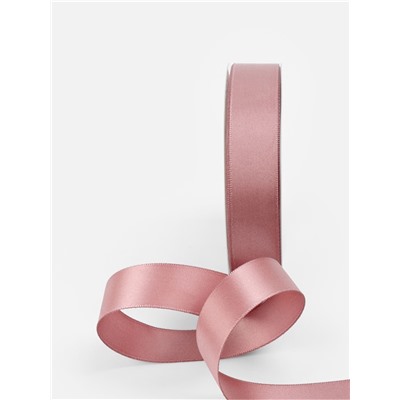 Лента атласная TEIRA, двухсторонняя, 20 мм, 25±1 м, нежно-розовая №164
