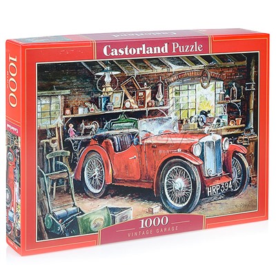 Пазлы 1000 "Старинный гараж"