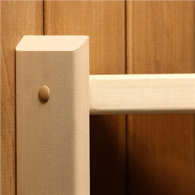 Абажур для бани и сауны, деревянный, настенный, угловой, с тёмным стеклом, «Добропаровъ»