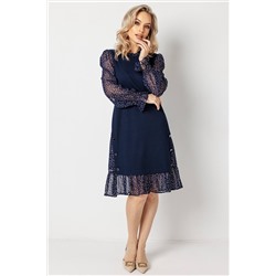 Платье женское  6165/13/Синий, белый