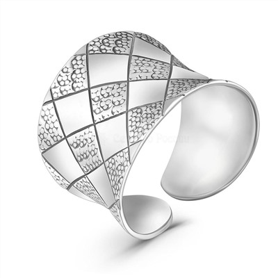 Кольцо из чернёного серебра 925 пробы 23228