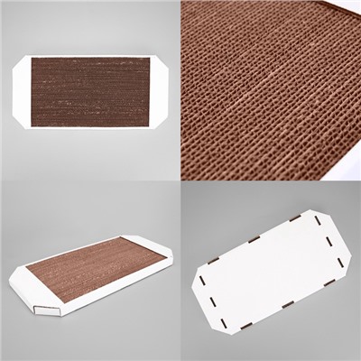 Когтеточка-лежанка из гофрокартона «Пижон», 49×23×2.5 см