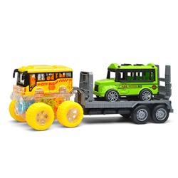 Машина "Трюкач" с прицепом, в пакете