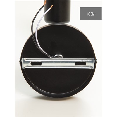 Бра 2609/1BK E27 40 Вт черный 10×12×17.5 см