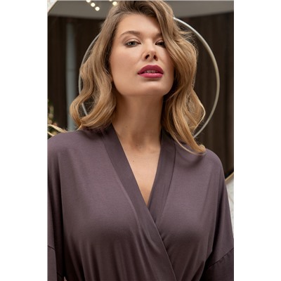 Халат ночной жен Mia Cara AW22WJ355A Rosa Del Te сливовый