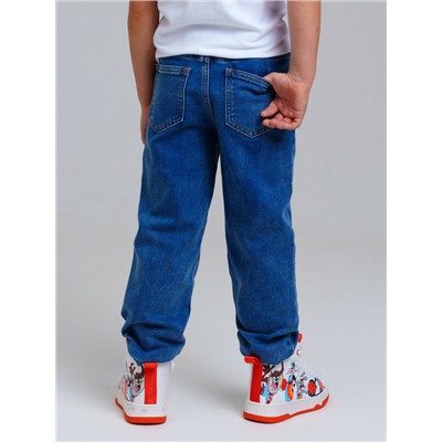 Брюки текстильные джинсовые для мальчиков